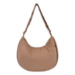 Women's Brown Crossbody Bag – Adjustable Strap & Zipper