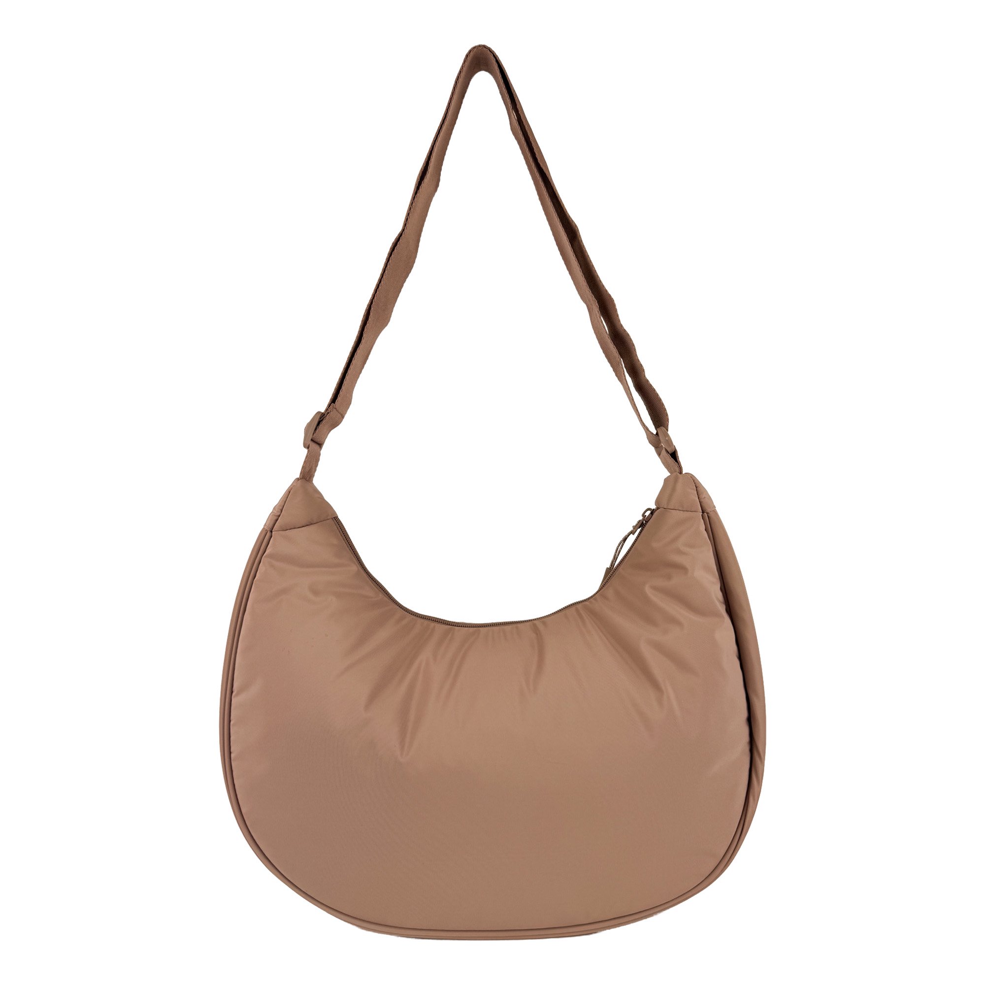 ed42e6c9-8621-4716-8ea3-ef520743bd26.7a98b76444db5046fe84b9c3131c1fde Women's Brown Crossbody Bag – Adjustable Strap & Zipper - Image 1