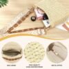 Women’s Beige Straw Shoulder Bag