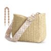 Women’s Beige Straw Shoulder Bag