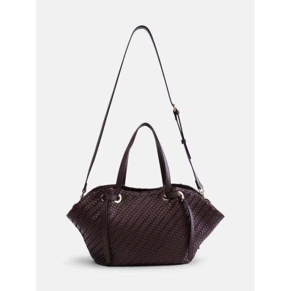 MINICLAM-TOTE_ac4f38bb-e60c-4fe4-973d-9711ad3b6002.0aef3bb516b034561d4112a6684c4e47 Brown Mini Tote Bag